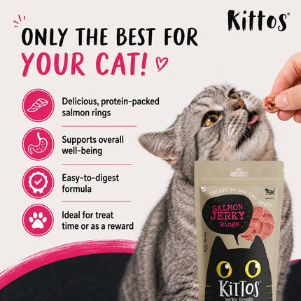 Kittos Purr Fect Salmon Rings Cat Treats