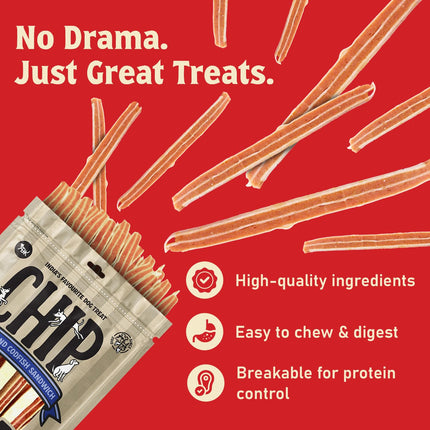Chip Chops Chicken & Codfish Sandwich Dog Treats 250g