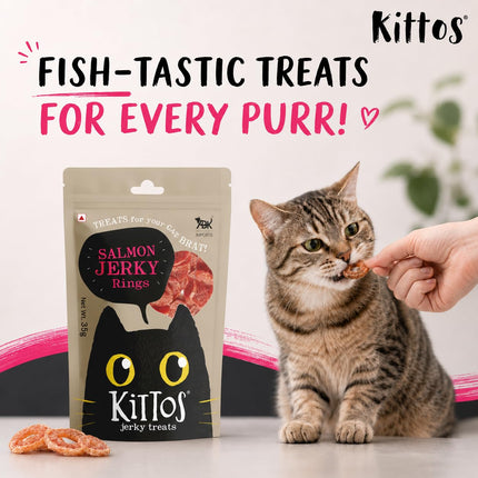 Kittos Purr Fect Salmon Rings Cat Treats