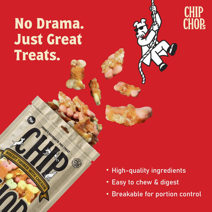 Chip Chops Biscuit Twined with Chicken Dog Treats 250g