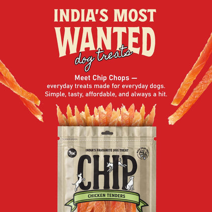 Chip Chops Chicken Tenders Slice Dog Treats 250gm