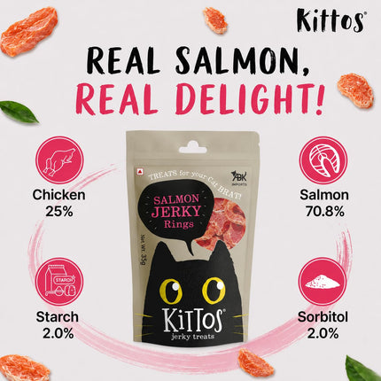 Kittos Purr Fect Salmon Rings Cat Treats
