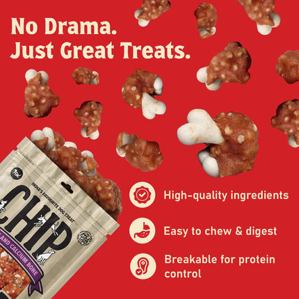 Chip Chops Chicken & Calcium Bone Dog Treat 70gm