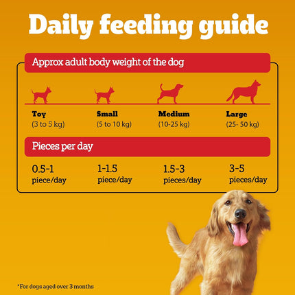 Pedigree Tasty Jerky Adult Dog Treat – Roasted Lamb Flavour | High-Protein, Low-Fat Soft Chewy Treat | 70 g