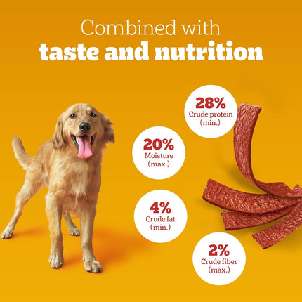 Pedigree Tasty Jerky Adult Dog Treat – Roasted Lamb Flavour | High-Protein, Low-Fat Soft Chewy Treat | 70 g