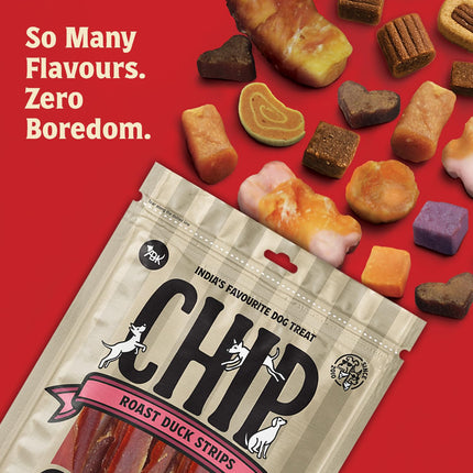 Chip Chops Roast Duck Slice Dog Treat 70gm & 250gm