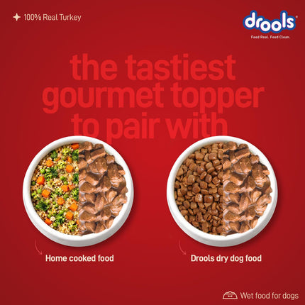 Drools Turkey with Wild Rice & Pumpkin Gravy 120g (5+1 Pack)