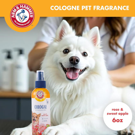 Arm & Hammer Cologne Spray for Dogs Rose & Sweet Apple 177 ml | Deodorizing Dog Cologne with Baking Soda