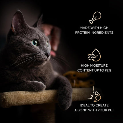 Sheba Melty Spoons Maguro Flavour with Tuna Cream Lickable Cat Treats | Premium Tuna Cream Cat Snack