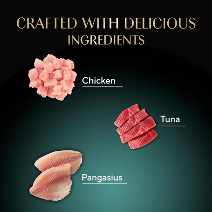 Sheba Melty Spoons Maguro Flavour with Tuna Cream Lickable Cat Treats | Premium Tuna Cream Cat Snack