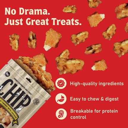 Chip Chops Banana Chicken Dog Treats High Protein Natural Dog Snacks for Training & Reward Low Fat Healthy Dog Treats for All Breeds Tasty Chewy Dog Snacks with Real Chicken