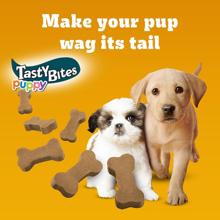 Pedigree Tasty Bites Puppy Chewy Treats – Chicken & Mixed Veggies Flavour 50 g