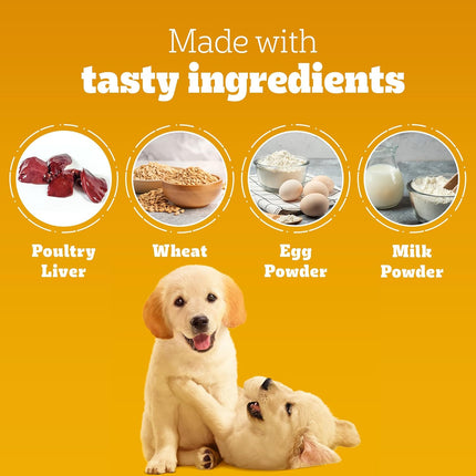 Pedigree Schmackos Stix Milk & Egg Flavour Puppy Dog Treat 70g