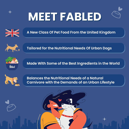 Fabled Complete Food For Small And Medium Breed Pupples (3-12 Months)