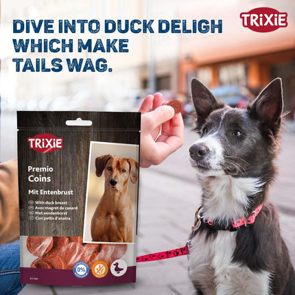 Trixie Premio Duck Coins Dog Treats 80gm