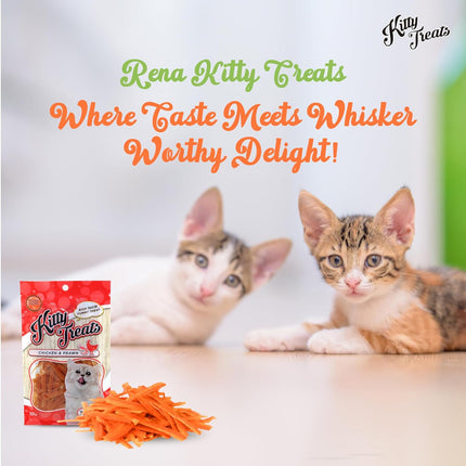 Rena's Kitty Licks Chicken & Prawn Kitten Treats - 30 g