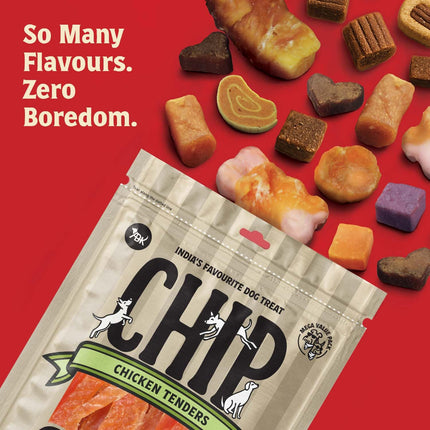 Chip Chops Chicken Tenders Slice Dog Treats 250gm