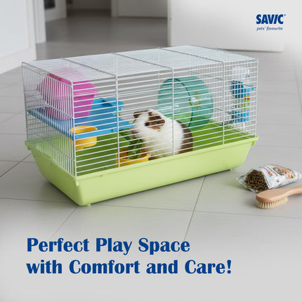 Savic Martha Hamster Cage (Medium) – Compact Starter Home for Hamsters & Small Pets