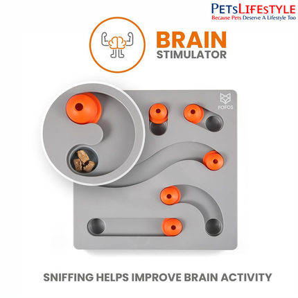 FOFOS Brain Game Treat Puzzle Dog Toy