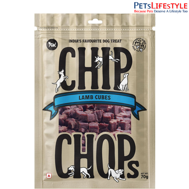 Chip Chops Lamb Cubes Dog Treats 70gm