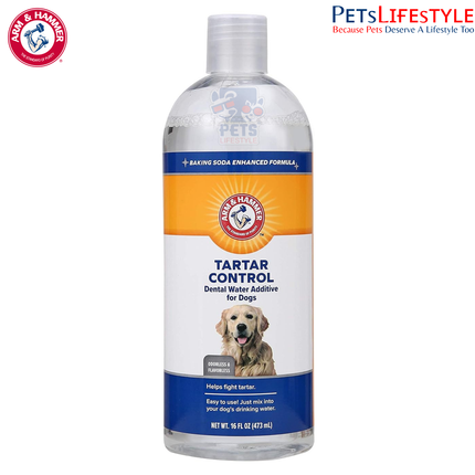 Arm & Hammer Adult Dog Dental Rinse – Tartar Control & Bad Breath Treatment, 16 Ounce 473 ml