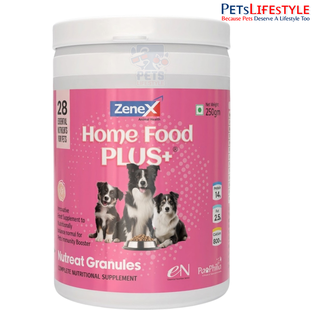 Home Food Plus (250g) Daily Supplement for Pets on Home Diets | Multivitamins & Minerals