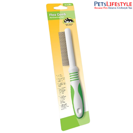 Andis Standard Flea Comb for Dogs & Cats – Lime Green