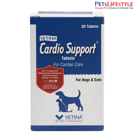 Vetina Cardio Support Tablet (pack of 30 tablets)