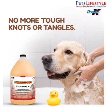 Double K Dynamic Duo Shampoo 3.8 L – 2-in-1 Concentrated Pet Shampoo & Conditioner