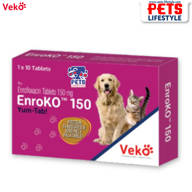 Veko EnroKO 150 mg Enrofloxacin 1x10 Tablets