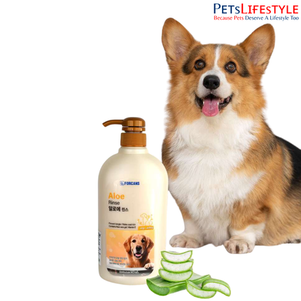 Forcans Aloe Rinse Dog & Cat Conditioner – Deep Moisturizing Pet Coat Conditioner