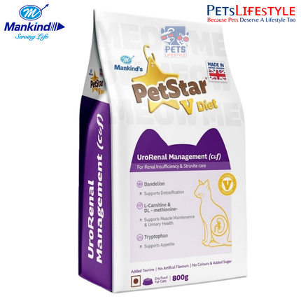 Mankind's PetStar V Diet – Urorenal Management (C&F) For Cats