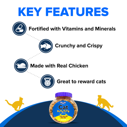 Drools Real Chicken Biscuits Cat Treats