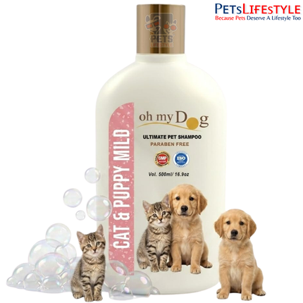 Oh My Dog Cat & Puppy Mild Ultimate Pet Shampoo – Paraben Free