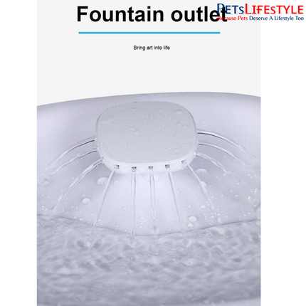 Canine Desk Pet Water Fountain – Filtration, Ultra-Silent Automatic Drinking Fountain