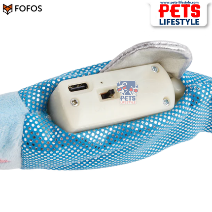 FOFOS Sardine Dancing Fish Electronic Cat Toy USB Rechargeable  Catnip Motion Toy