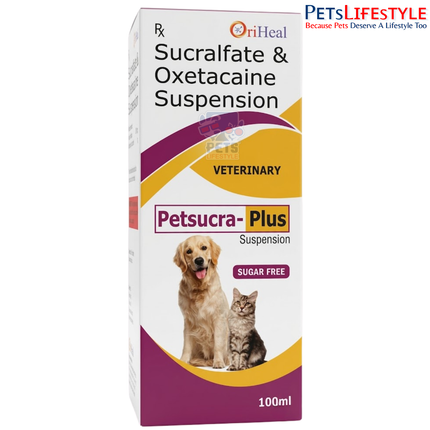 Oriheal Petsucra Plus (Sucralfate & Oxetacaine) Suspension for Dogs and Cats