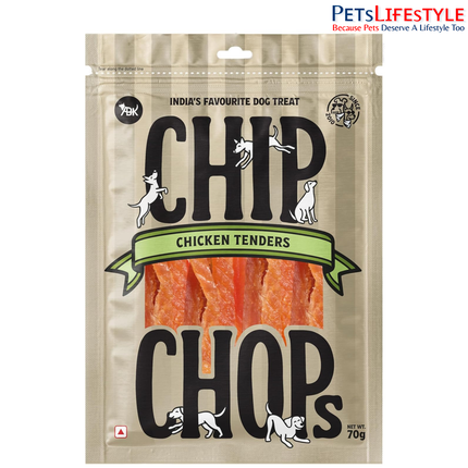 Chip Chops Chicken Tenders Slice Dog Treats 70gm, 250gm & 375gm