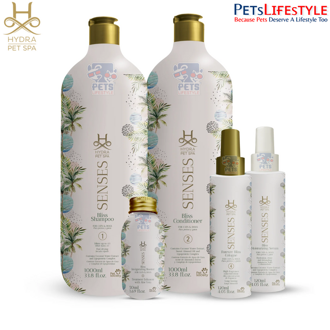 Hydra Spa Senses Bliss Pack of 5 - Dog Bathing Kit