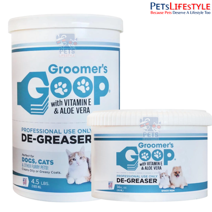 Groomer's Goop De-Greaser with Vitamin E & Aloe Vera for Dogs & Cats