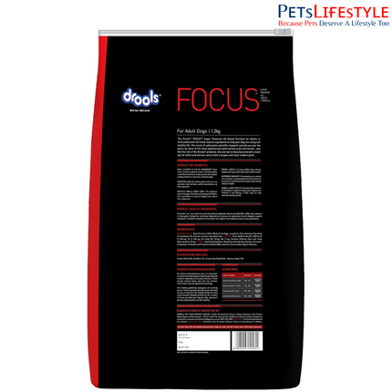 Drools Focus Super Premium Adult Dog Dry Food