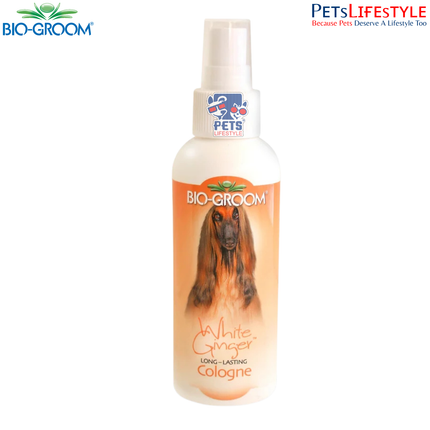 Bio-Groom White Ginger Cologne – Long-Lasting Fresh Natural Pet Fragrance (118ml)