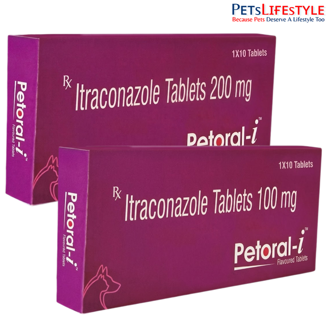 TTK Petoral-I Itraconazole Tablets for Dogs & Cats – Advanced Antifungal Therapy for Resistant Fungal Infections