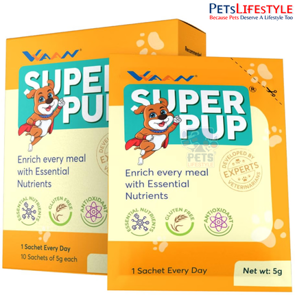Vvaan SuperPup 36 Essential Nutrition 100% Natural Supplementary Food – 10 Sachets × 5g