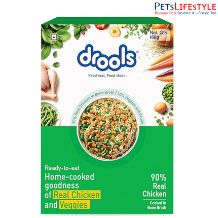 Drools Tetra Pack Real Chicken Veggies Wet Dog Food
