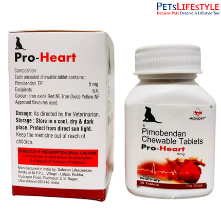 Medilogy biotech Pro Heart Pimobendan Tablets 5mg