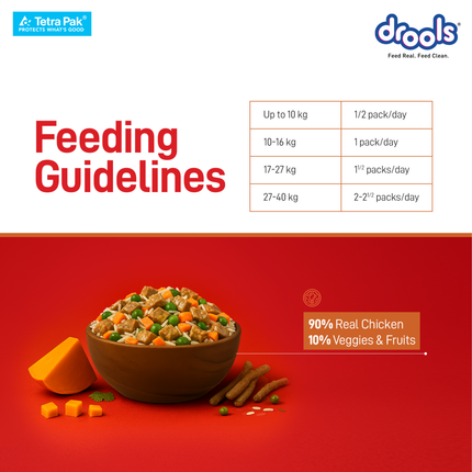 Drools Tetra Pack Real Chicken Pumpkin Wet Dog Food