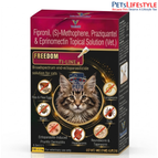 Cats below 2.5 kg	0.3 ml