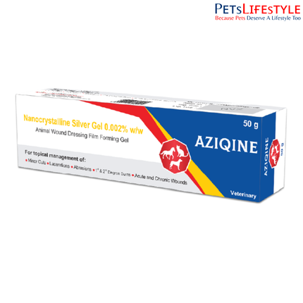 Aziqine Animal Wound & Dressing Gel – Veterinary-Trusted Wound Healing Gel for Fast Animal Recovery