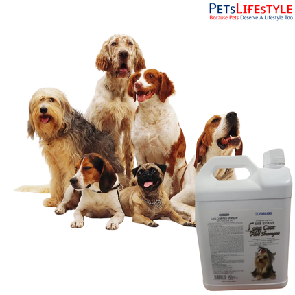 Forcans Long Coat Aloe Shampoo for Dogs & Cats – Deep Nourishing Shampoo for Long Hair Pets